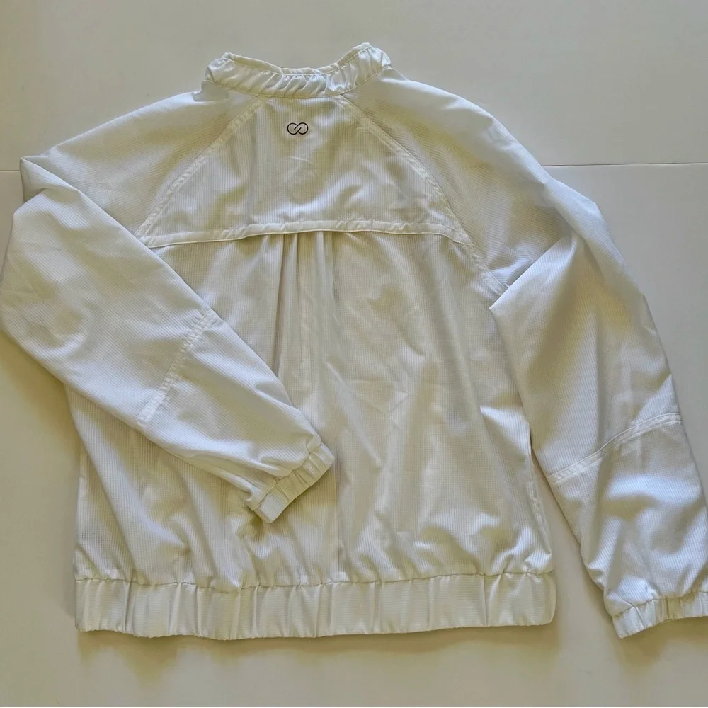 Calia White Lightweight Zip-Front Jacket - Picture 3 of 3